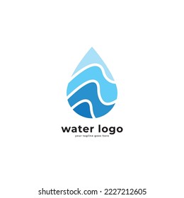 Save water - ecology concept background with paper cut water drop. World Water Day - vector banner template
