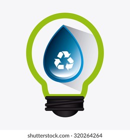 Save water ecology design, vectori llustration eps 10.