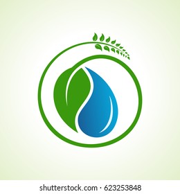 Save water and environment concept stock vector