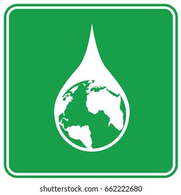 Save water icon design,clean vector