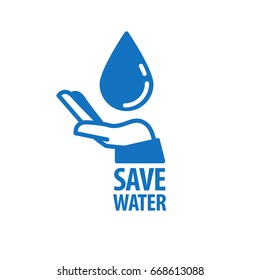 save water icon. Drop water