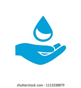 Save water icon isolated on white background. Save water icon for web site, app and logo. Creative art concept, vector illustration, eps 10