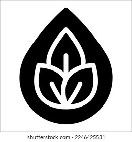 Save Water Icon, Vector Illustration
