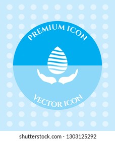 Save Water Icon for Web. Application, Software & Graphic Design.