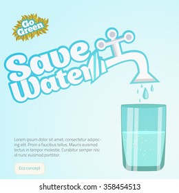 save water cartoon Images, Stock Photos & Vectors | Shutterstock