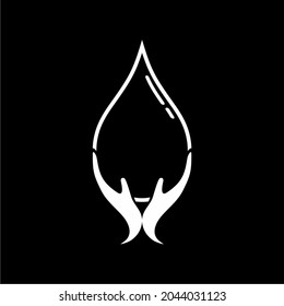 Save Water Illustration For Logo. Water Illustration for Logo Element. Vector Illustration