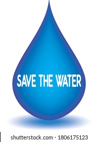 Save Water Infographic Save Worldwater Drop Stock Vector (Royalty Free ...