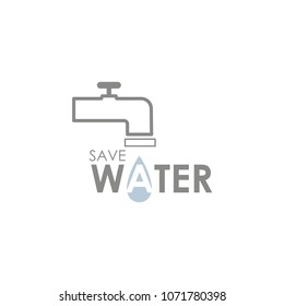 Save water sign