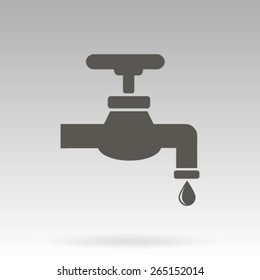 Save water sign, vector illustration