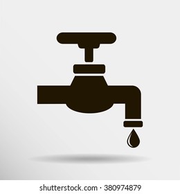 Save water sign, vector illustration