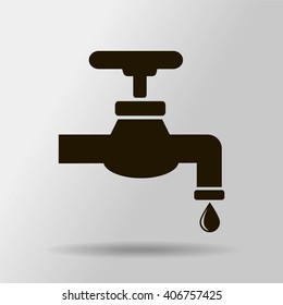Save water sign, vector illustration