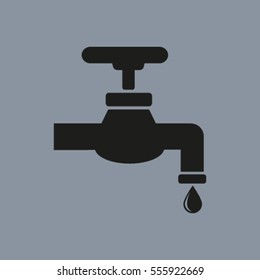 Save water sign, vector illustration