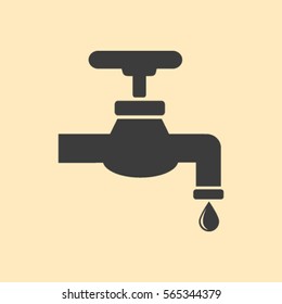 Save water sign, vector illustration