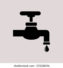 Save water sign, vector illustration