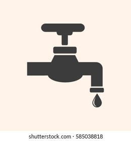Save water sign, vector illustration