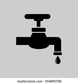Save water sign, vector illustration