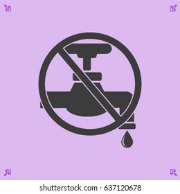 Save water sign vector illustration