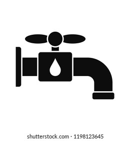 Save water tap icon. Simple illustration of save water tap vector icon for web design isolated on white background