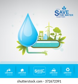 Salvar la ecología del concepto de vectores de agua