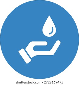 Save water Vector Icon Design Illustration
