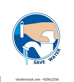 Save Water.vector illustration