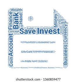 save word cloud. tag cloud about save.