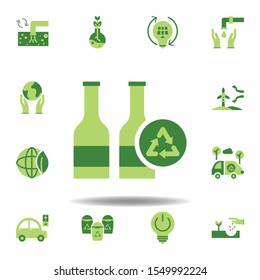 save the world, arrows colored icon. Elements of save the earth illustration icon. Signs and symbols can be used for web, logo, mobile app, UI, UX on white background