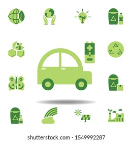 save the world, automobile colored icon. Elements of save the earth illustration icon. Signs and symbols can be used for web, logo, mobile app, UI, UX on white background