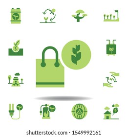 save the world, bag colored icon. Elements of save the earth illustration icon. Signs and symbols can be used for web, logo, mobile app, UI, UX on white background