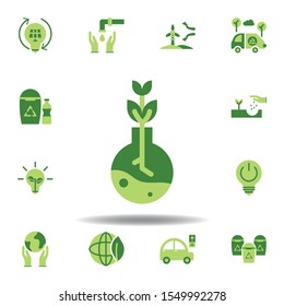 save the world, biology colored icon. Elements of save the earth illustration icon. Signs and symbols can be used for web, logo, mobile app, UI, UX on white background