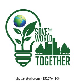 Save the world with blue earth