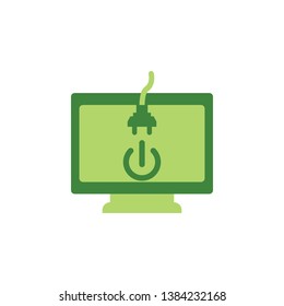 save the world, computer colored icon. Elements of save the earth illustration icon. Signs and symbols can be used for web, logo, mobile app, UI, UX on white background