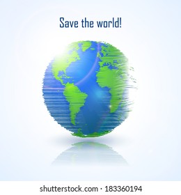 Save the World concept