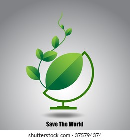 Save the world concept.