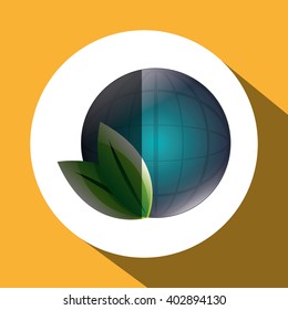 Save world design, vector illustration
