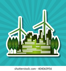 Save World design, vector illustration