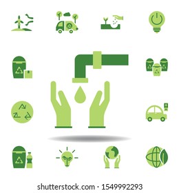 save the world, drop colored icon. Elements of save the earth illustration icon. Signs and symbols can be used for web, logo, mobile app, UI, UX on white background