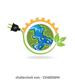 Save the world and ecology friendly concept