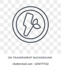 Save the world icon. Save the world design concept from Ecology collection. Simple element vector illustration on transparent background.