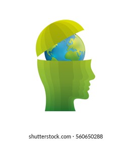 Save the world icon vector illustration graphic design
