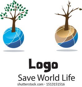 save world life illustration vector image