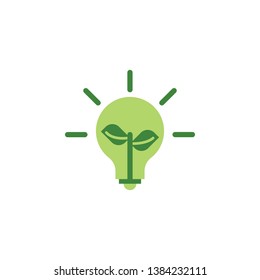 save the world, lightbulb colored icon. Elements of save the earth illustration icon. Signs and symbols can be used for web, logo, mobile app, UI, UX on white background
