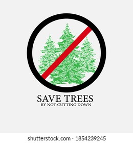 save world save tree  by not cutting down