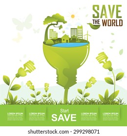 Save The World Vector 