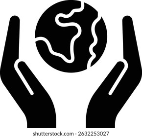 Save The World vector icon. Can be used for printing, mobile and web applications.