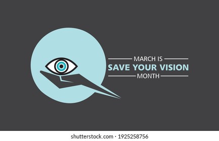 Save your vision month observed in month of March 