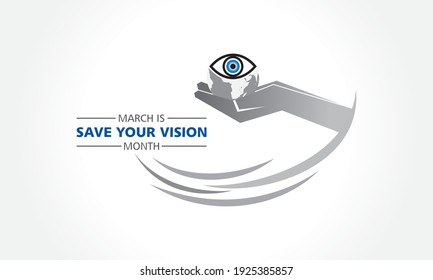 Save your vision month observed in month of March 