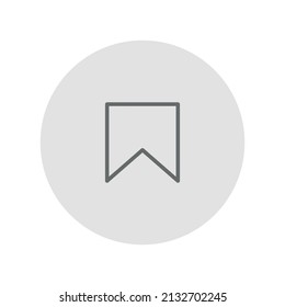 Saved bookmark icon sign symbol vector