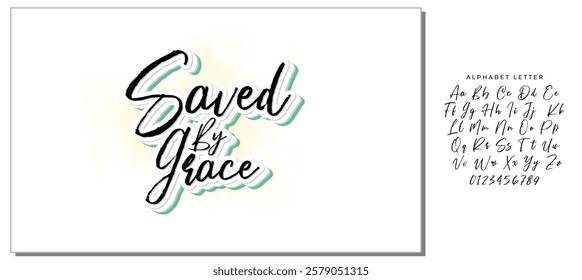 saved by grace background inspirational positive quotes, motivational, typography, lettering design