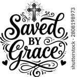 Saved by Grace grafic Design 